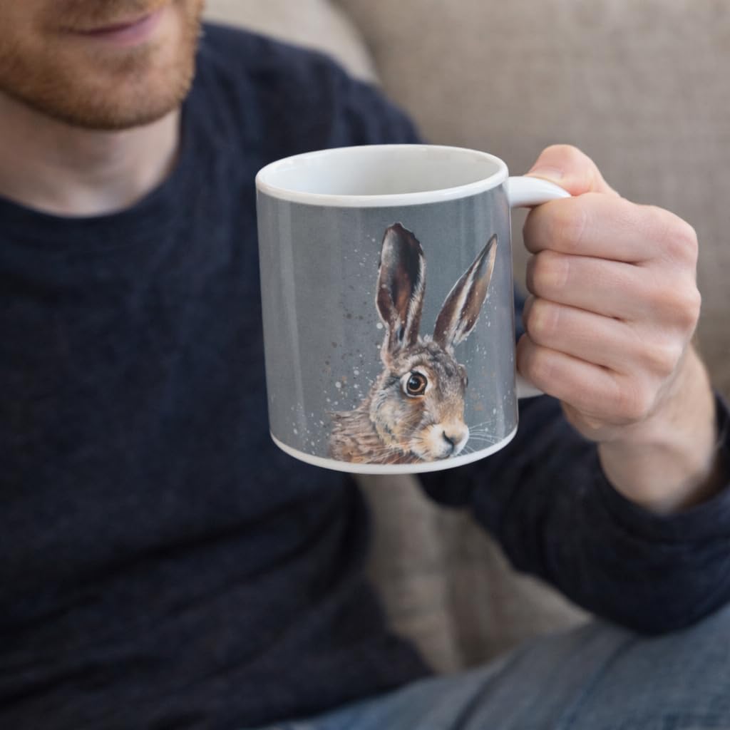 Design By Violet Ceramic Animal Mug in Gift Box – 350ml Countryside Mug for Easter, Gifting, Christmas and Birthdays