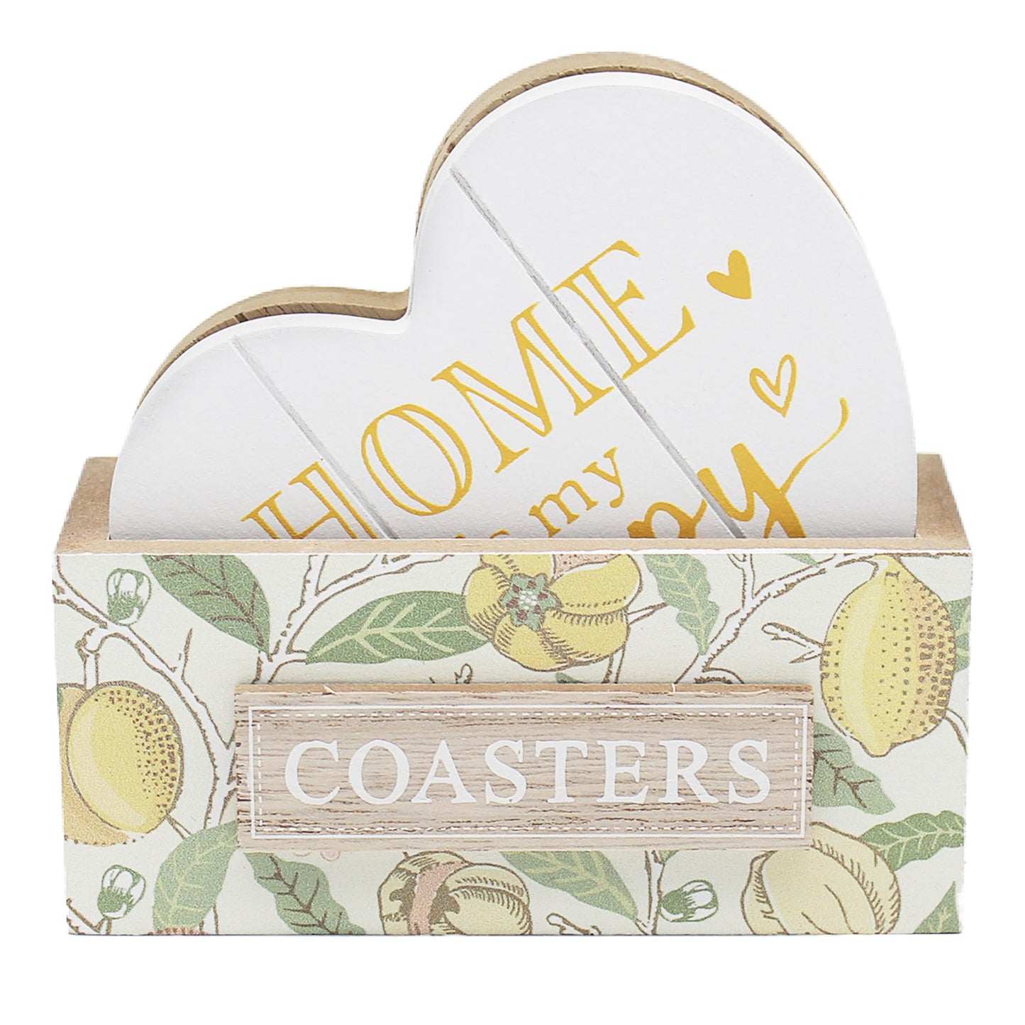 Lesser & Pavey Home Coasters Set of 4 | Lovely Gifts For Women & Men | Designed By Love and Affection | Coasters Set For All Modern Kitchen & Offices