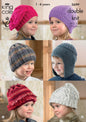 King Cole Pattern 3699 - Hats (1-8 Years)