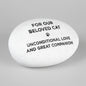 Beloved Cat Pebble Graveside Memorial Ornament