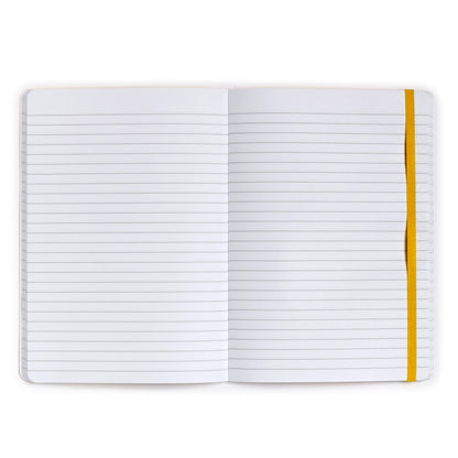 Puckator The Beatles Yellow Submarine Recycled Paper A5 Notebook - School Teacher Student Homework Study Planner Notepad - Collage University Essentials Journals Planners Jotter Uni Gifts Stationery