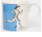 The Leonardo Collection LP49499 Unravelled Sports - Running Mug, Fine China, Boxed