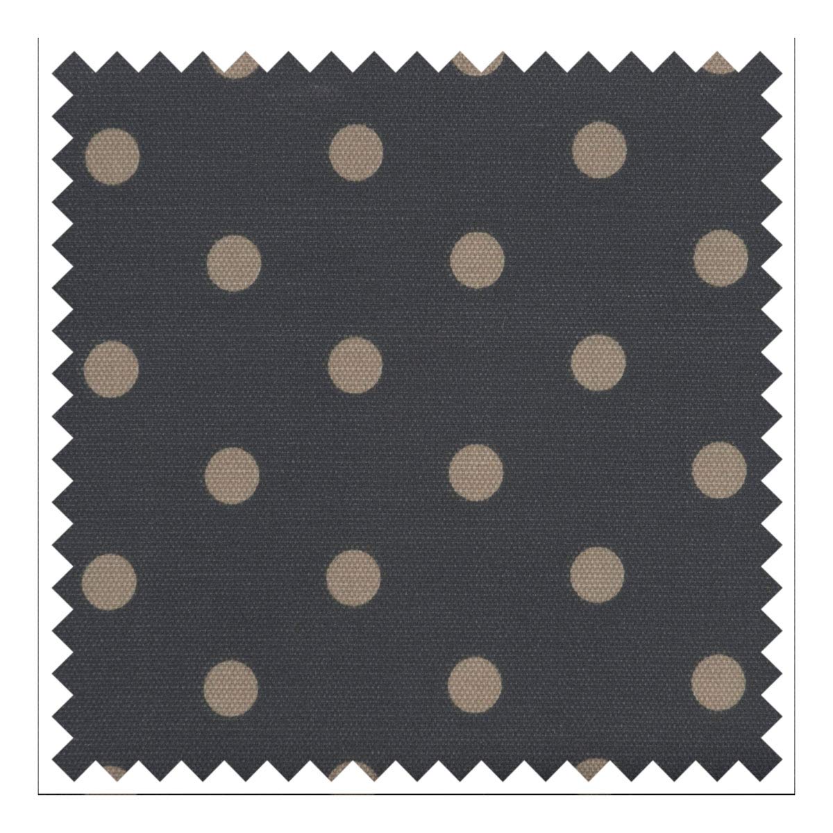 Soft Knitting Pin Case (Matt PVC) - Charcoal Polka Dot | Hobby Gift MR4699³ | 10x42x5½ cm