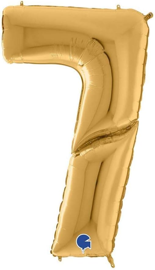 grabo  Number 7 Gold Giant 64" Balloon