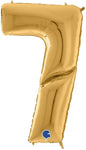grabo  Number 7 Gold Giant 64" Balloon