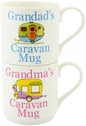 Grandad 's & Grandma 's Caravan Fine China mug set