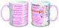 "Worlds Best Granddaughter" Pink Sentimental Mug With Presentation Box