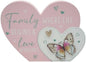Family Heart Plaque for Gift & Decor | Ideal Signs & Plaque Birthday Gifts for Women & Men | Designed By Love and Affection |...