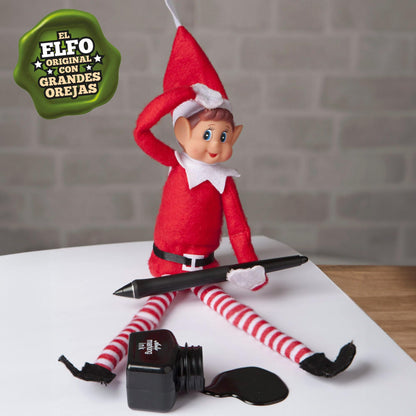 Elves Behavin' Badly Charming Red Long Leg Soft Body Vinylface Girl Elf with Hat - 30 cm