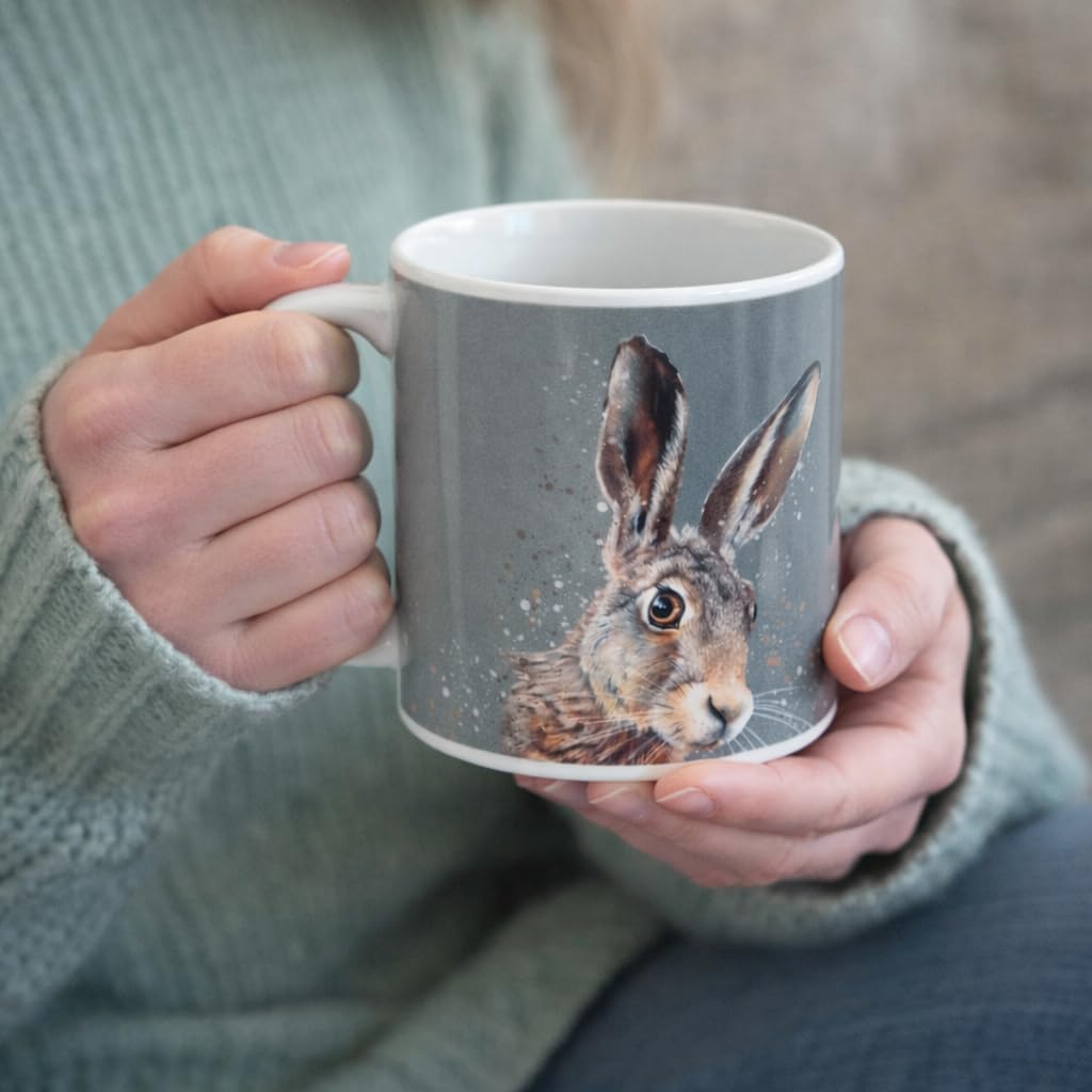 Design By Violet Ceramic Animal Mug in Gift Box – 350ml Countryside Mug for Easter, Gifting, Christmas and Birthdays