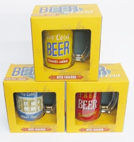 Ice Cold Beer Served Here Large Beer Mug Tankard