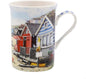The Leonardo Collection LP94778 Sandy Bay Seaside Beach Huts Mug, Fine China, Boxed