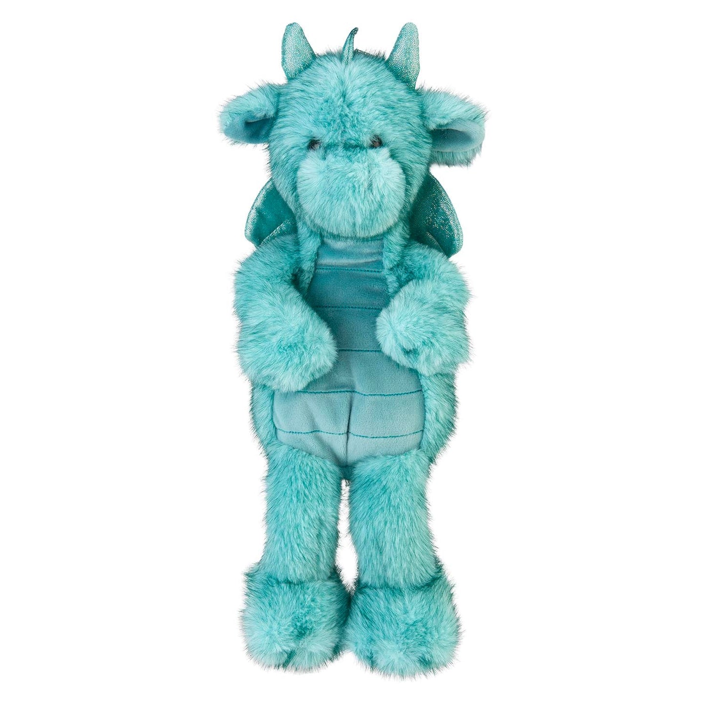 Gorgeous George Luxury Dragon Soft Toy Two Tone Blue - 23cm x 12cm