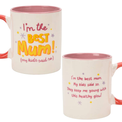 Bright and Cheerful China Mug Mother's Day Gift - The Best Mum