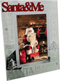 Santa And Me Picture Glass Christmas Photo Frame New Xmas Gift