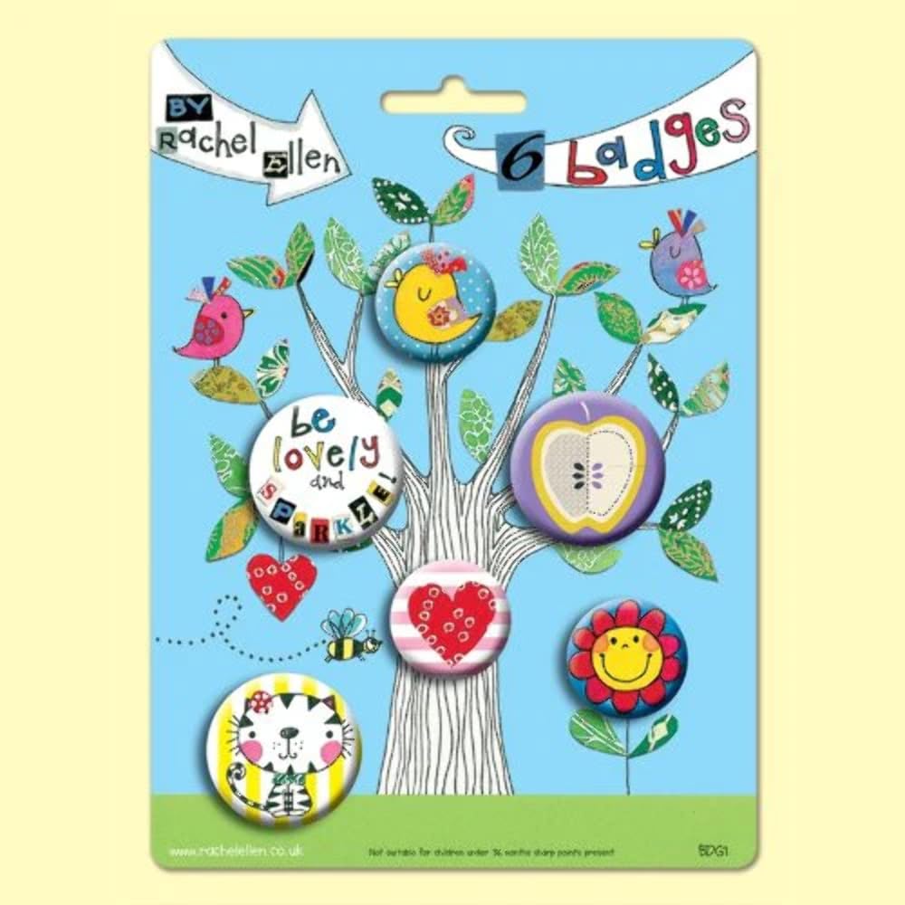 Rachel Ellen 6 Badge Set - Tree Design