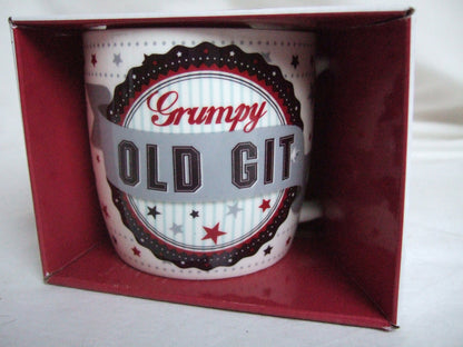 "Grumpy Old Git" Funny / Cheeky Vintage Style Mug