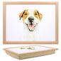 Lesser & Pavey Jack Russell Laptray Robert James Hull Lap Tray For Food Serving & Breakfast | Comfortable Lap Trays With Bean Bag Cushion | Durable Lap Trays For Eating On Lap For Adults