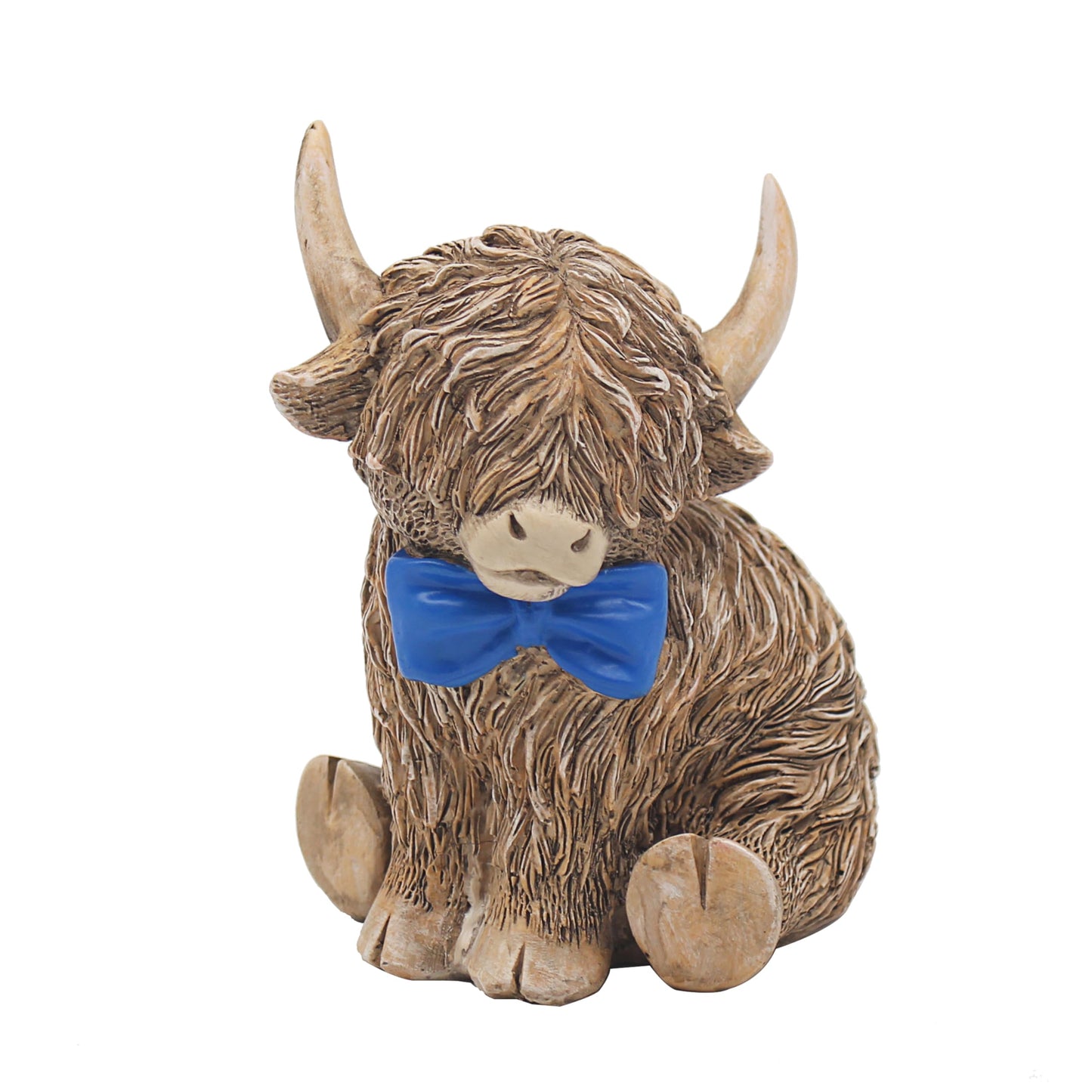 L & P Home & Gifts Happy Highland Cow Bow Tie