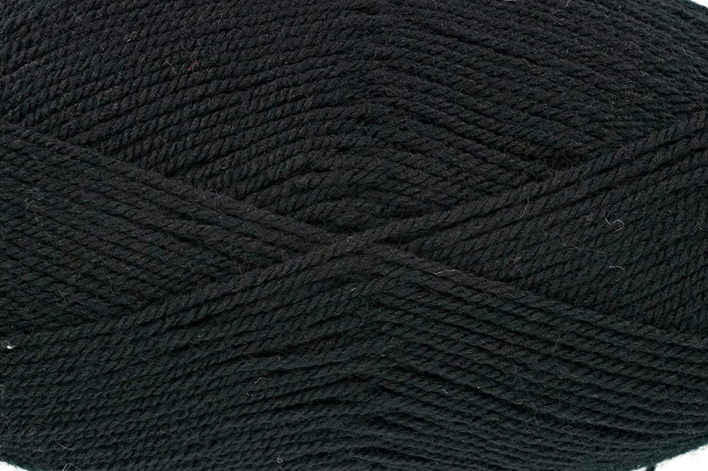 King Cole 2144737 Big Value Limited Edition Black Yarn - 282M, 100g