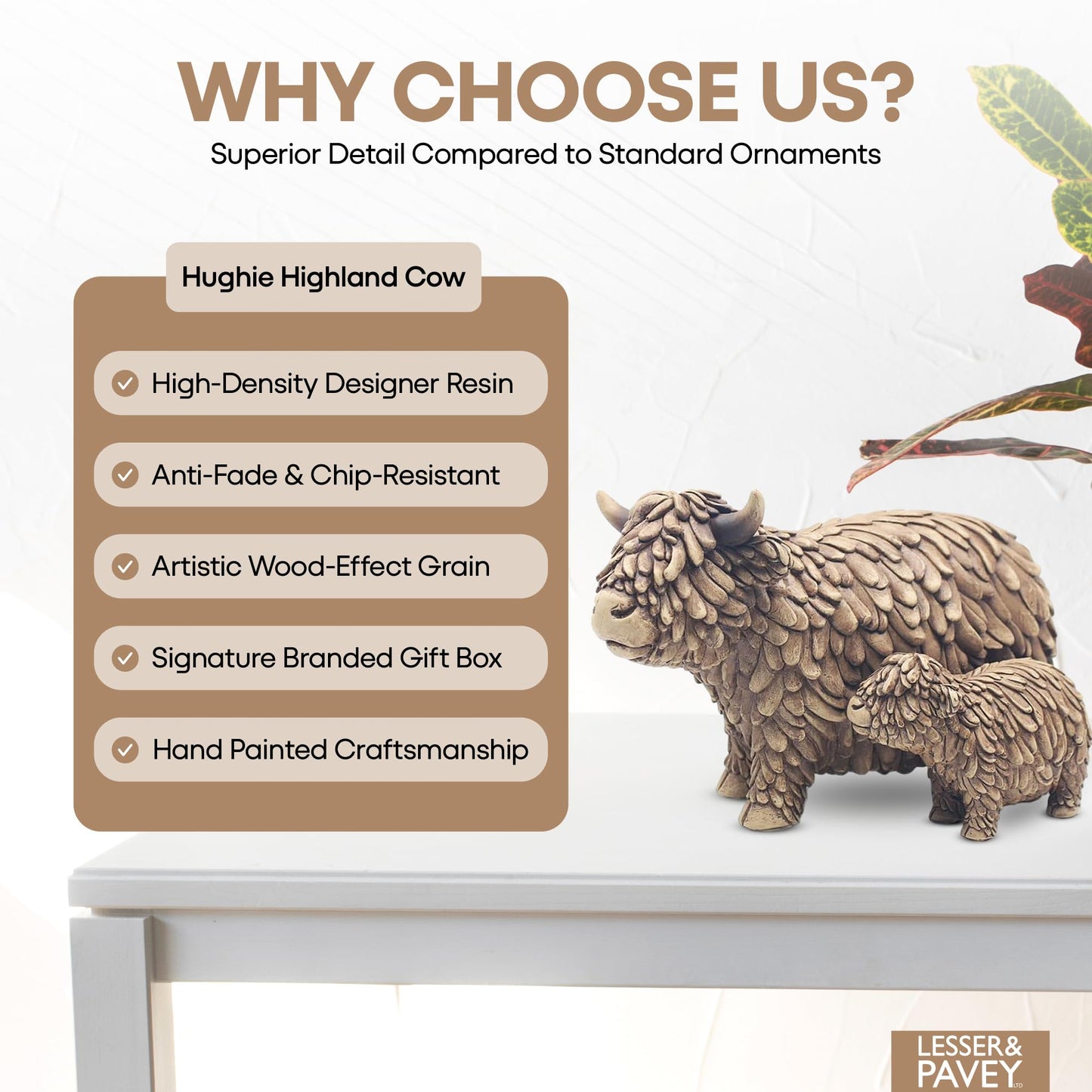 Lesser & Pavey Highland Cow