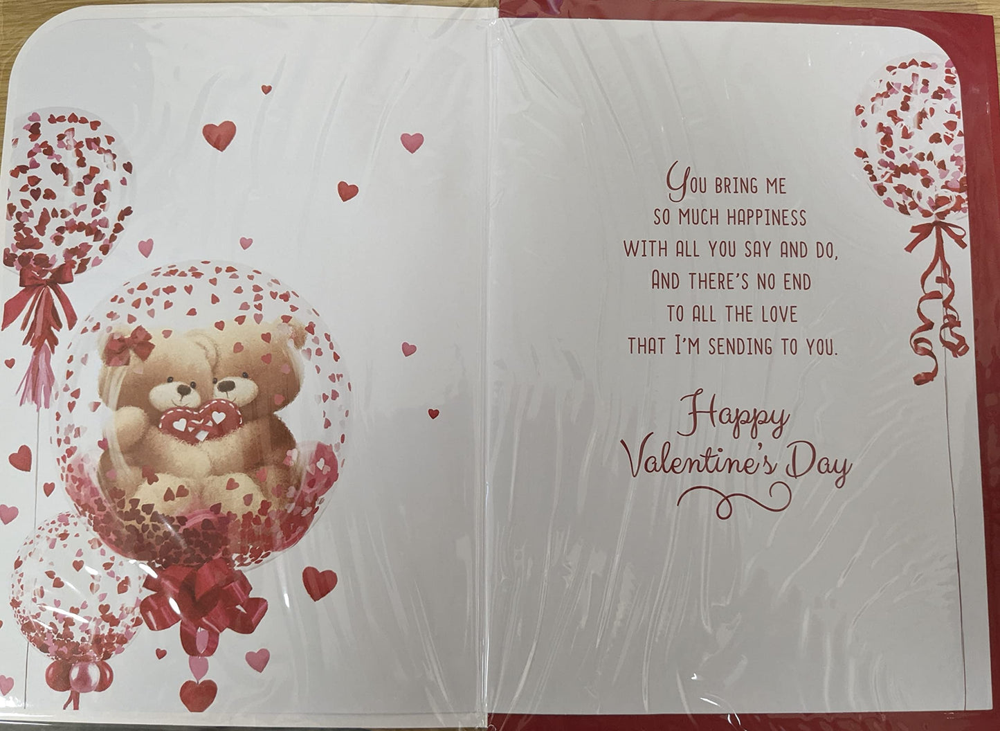 Fiancée Valentines Day Card Art Deco Couple Premium Large Card 7x10 Inch