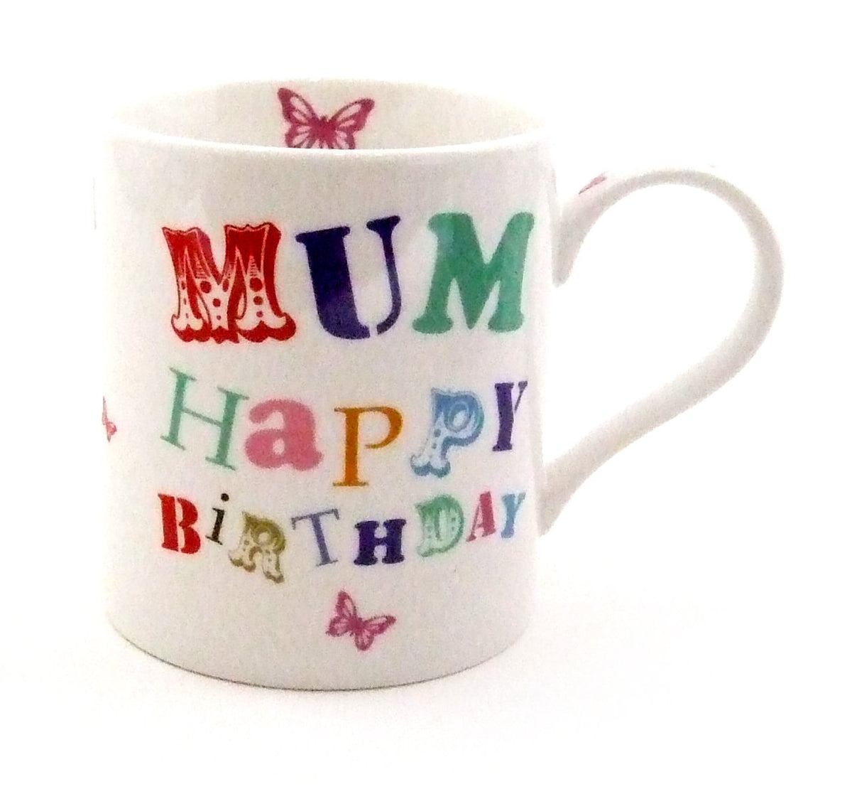 Lesser & Pavey Happy Birthday Mum Fine China Mug Presented in a Gift Box