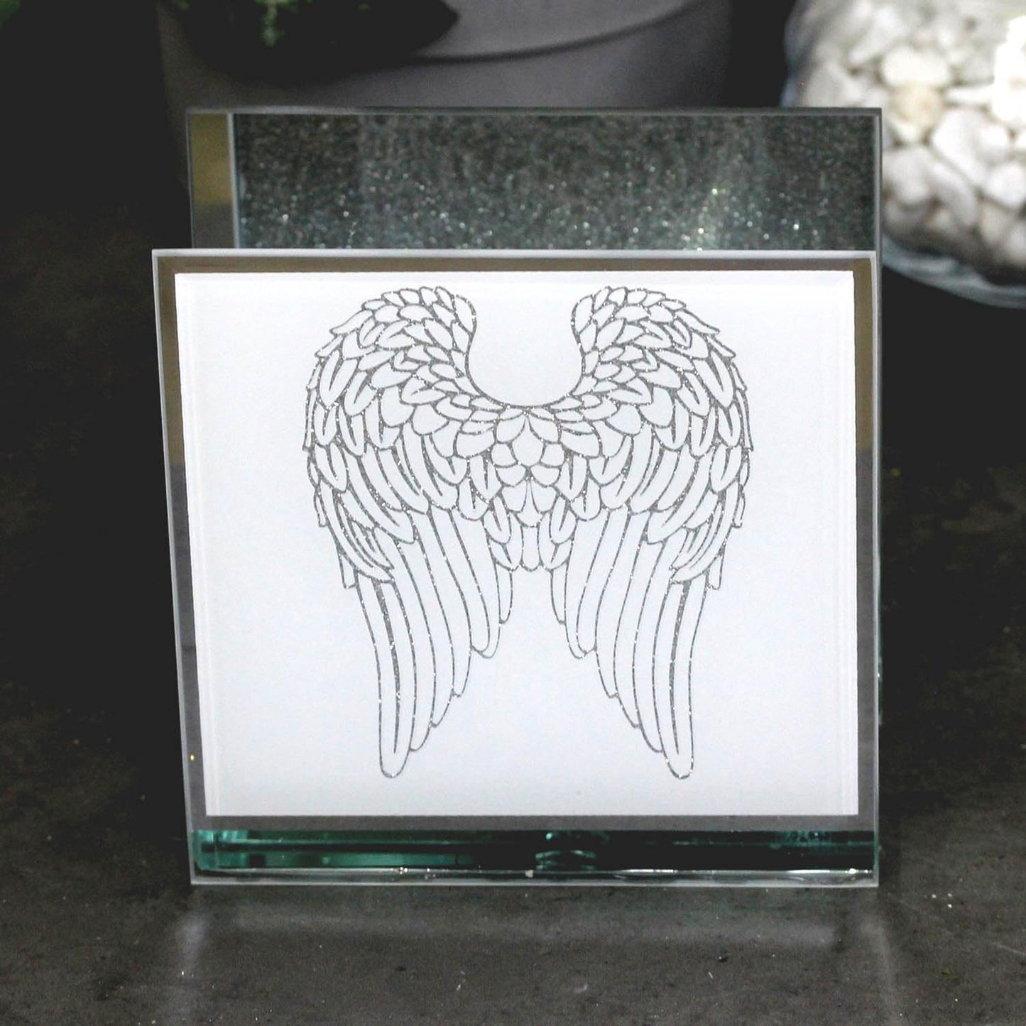 lesser and pavey LP45399 Angel Wings Tea Light Holder | For Adults | Multicolor Accessory, Silver