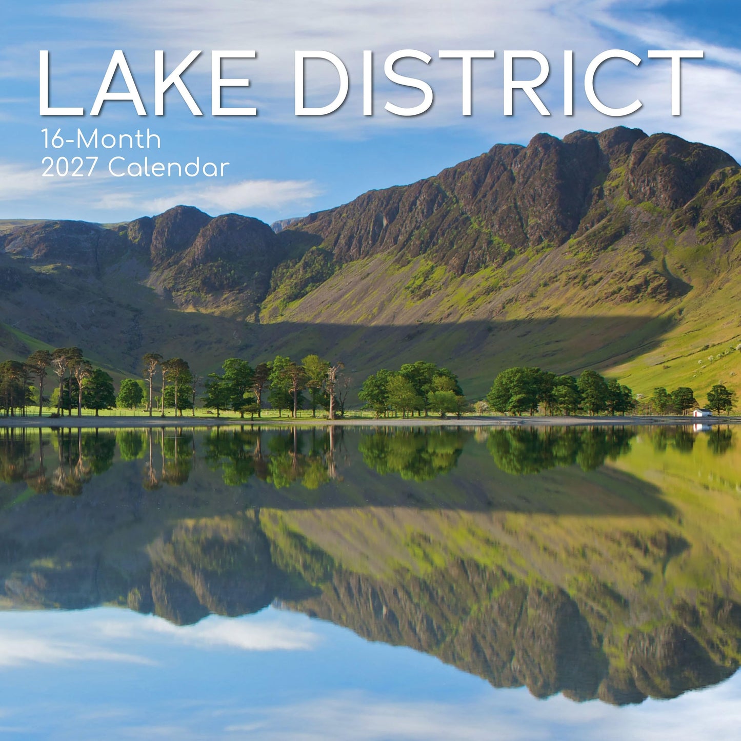 TGSC | Lake District 2026-2027 Calendar, 16-Month Square Wall Calendar (Sept 2026-Dec 2027), UK Planner with Lake Photography, Home or Office Organiser | 30 x 30 cm