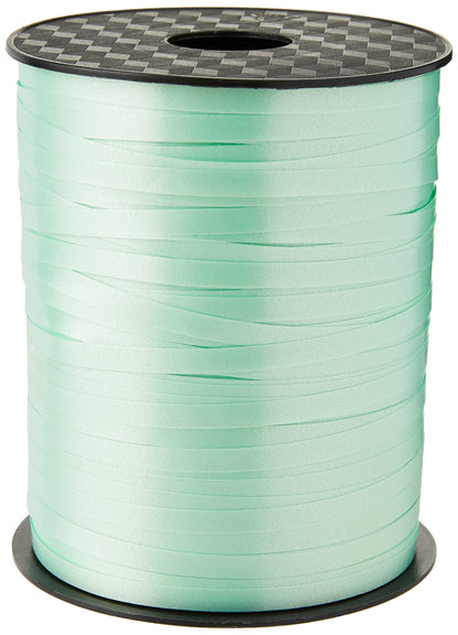 Eleganza No.13 Poly Curling Ribbon, Polyester, Mint, 5 mm x 500 yd