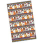 Emma Ball Cats in Hats Tea Towel 100% Cotton Made In the UK