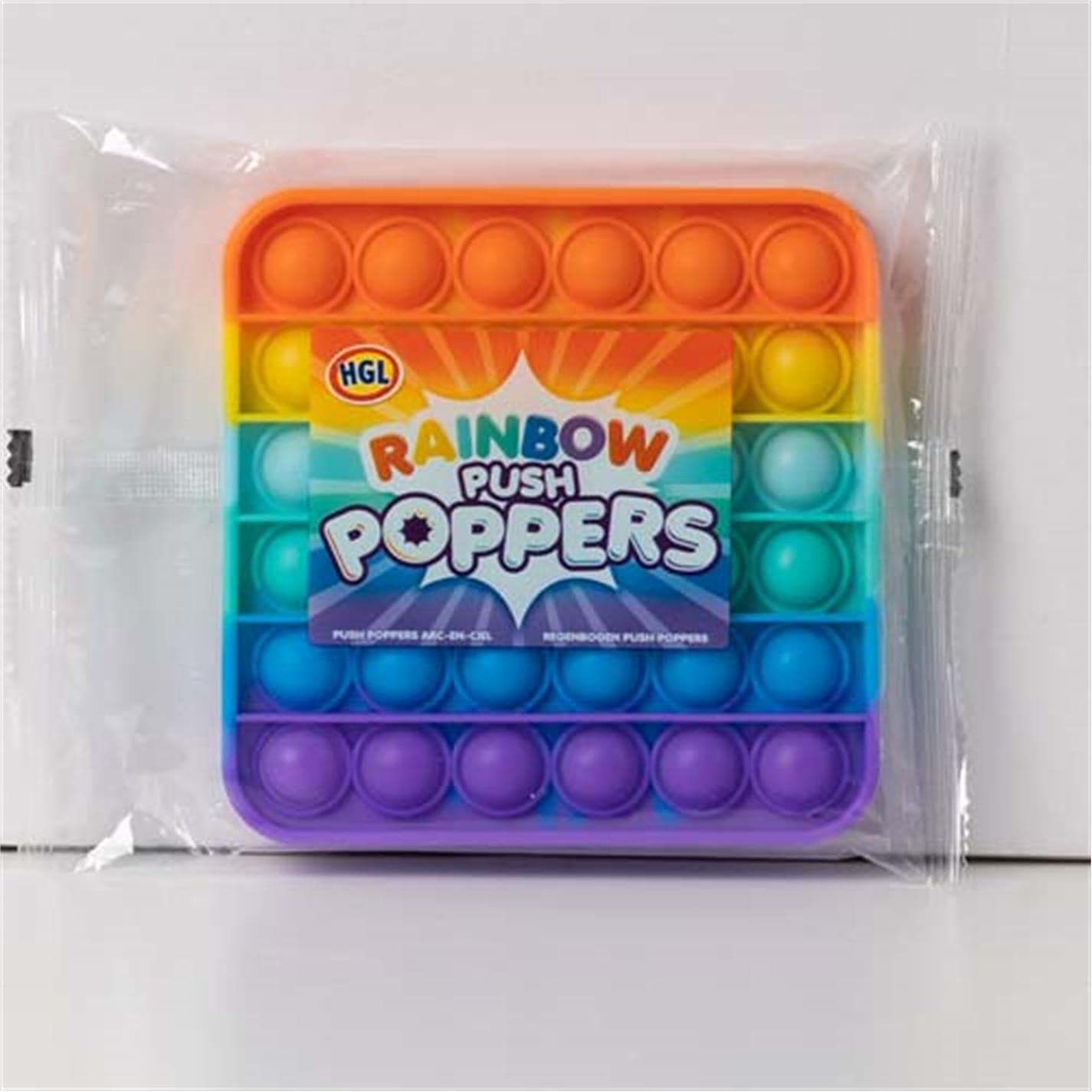 RAINBOW PUSH POP IT TOY ASSORTED