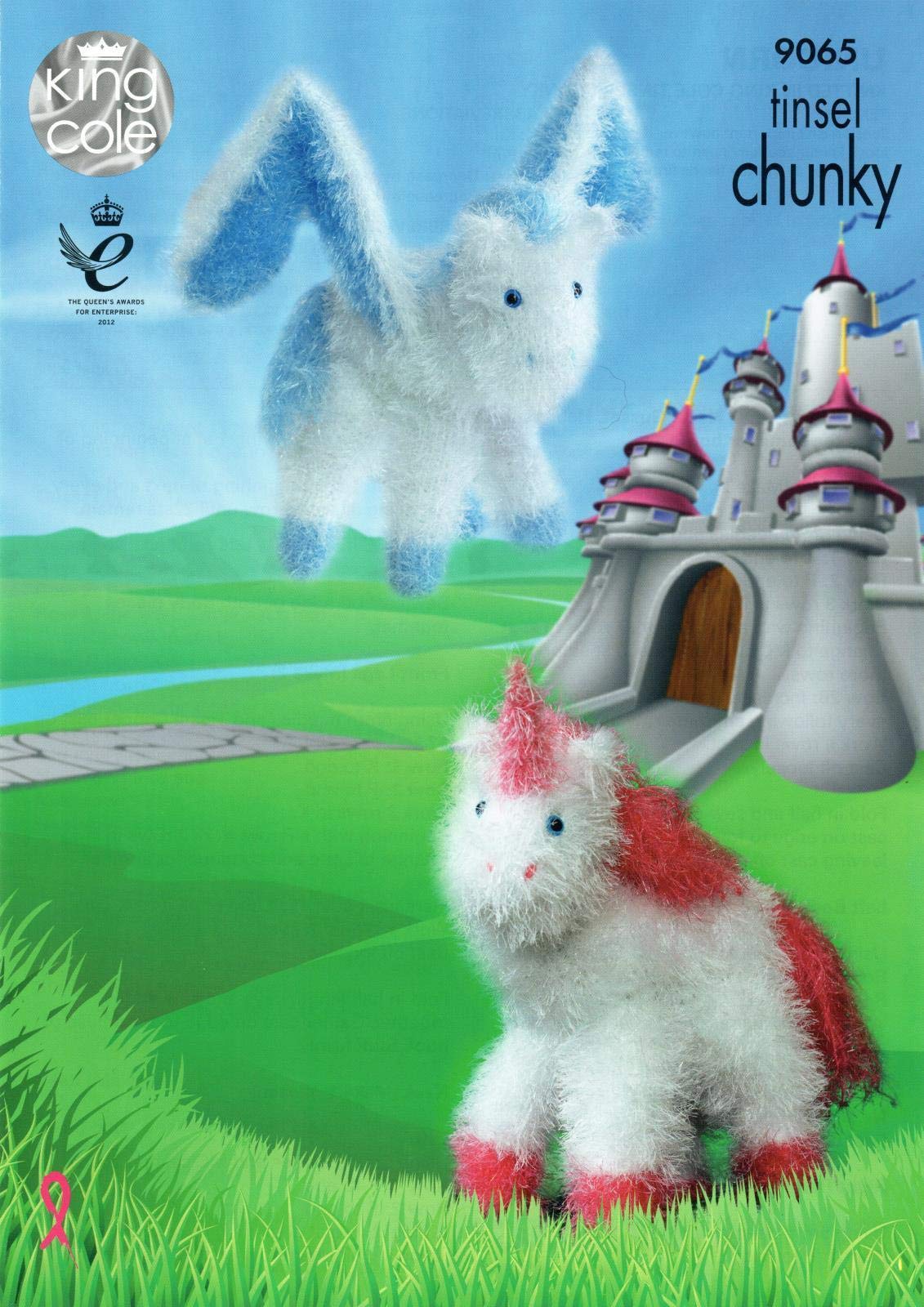 King Cole 9065 Knitting Pattern Unicorn & Pegasus Toy to knit in Tinsel Chunky
