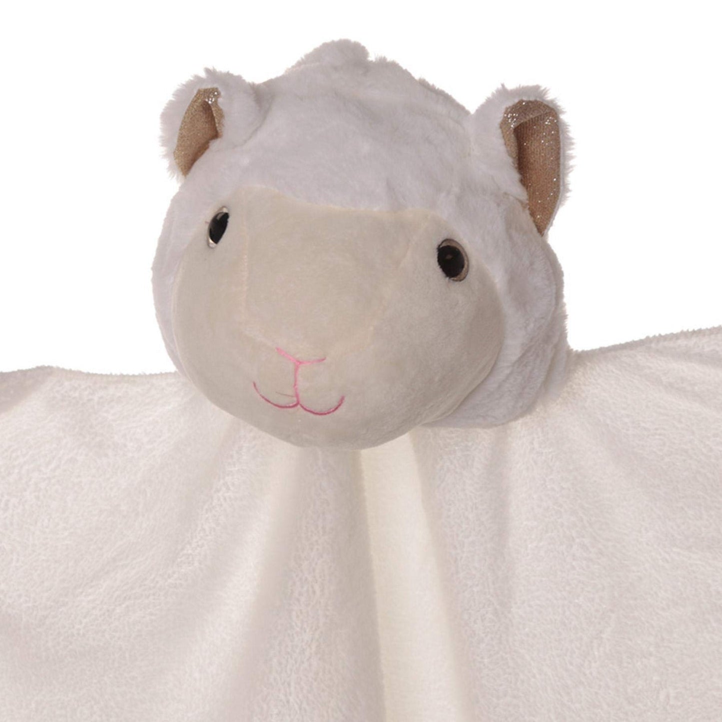 Plush White Llamapalooza Wearable Blanket