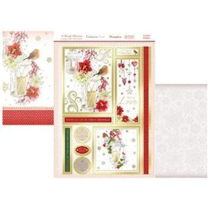 centura pearl hunkydory a family christmas luxury card collection topper set candle-lit christmas
