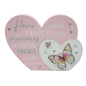 Love & Affection Home Wooden Heart Plaque  family
