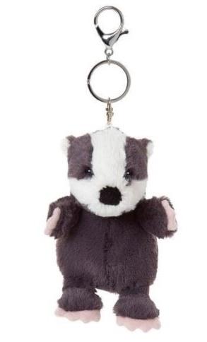 All Creatures Milton The Badger Keyring Clip Bag Charm Wild Life