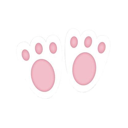 Eurowrap Easter Bunny Feet Embellishment Decorations 11cm - Pack of 40