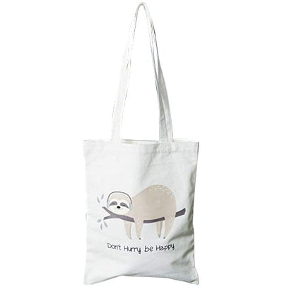 Animal Friends Canvas Shopper - Sloth