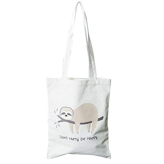 Animal Friends Canvas Shopper - Sloth