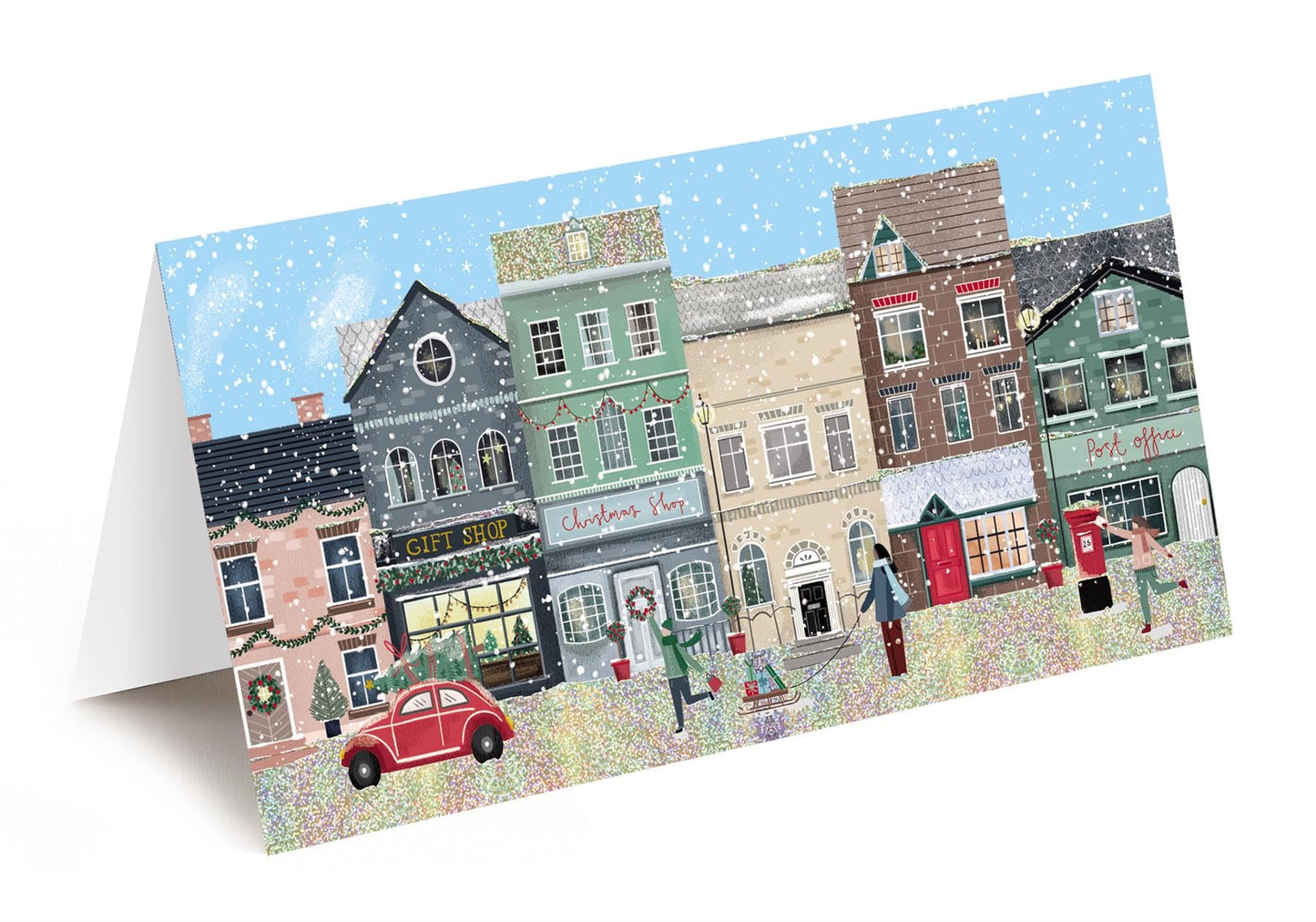 Tom Smith Boxed Christmas Cards Pack - 15 Luxury Xmas Cards with Envelopes and Seals - Recycled Eco Friendly Christmas Card Set