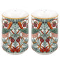 The Leonardo Collection William Morris Strawberry Thief Salt and Pepper Shakers for Home & Restaurants | British Designed Salt and Pepper Sets for Kitchen | Durable Pepper and Salt Shaker for Dining