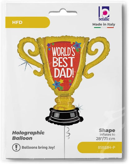 World's Best Dad Trophy 84 cm  baloon