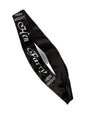 Novelty Sash Black Silver for Hen Stag Party Night