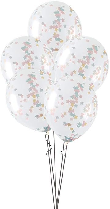 16" Twinkle Little Star Confetti Balloons