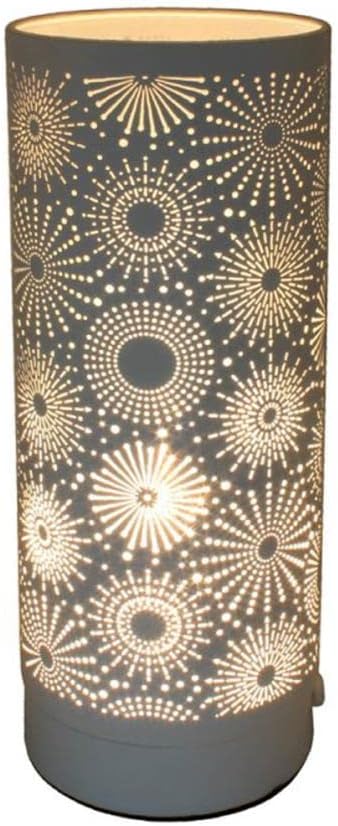 Desire Aroma melt Oil Aromatherapy Wax Touch lamp. Fragrance Burner for Home/Bedroom/Living Room/Office/Gym. Sparkle Design in White, Multicolour,