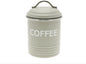Home Sweet Tin Coffee Canister retro