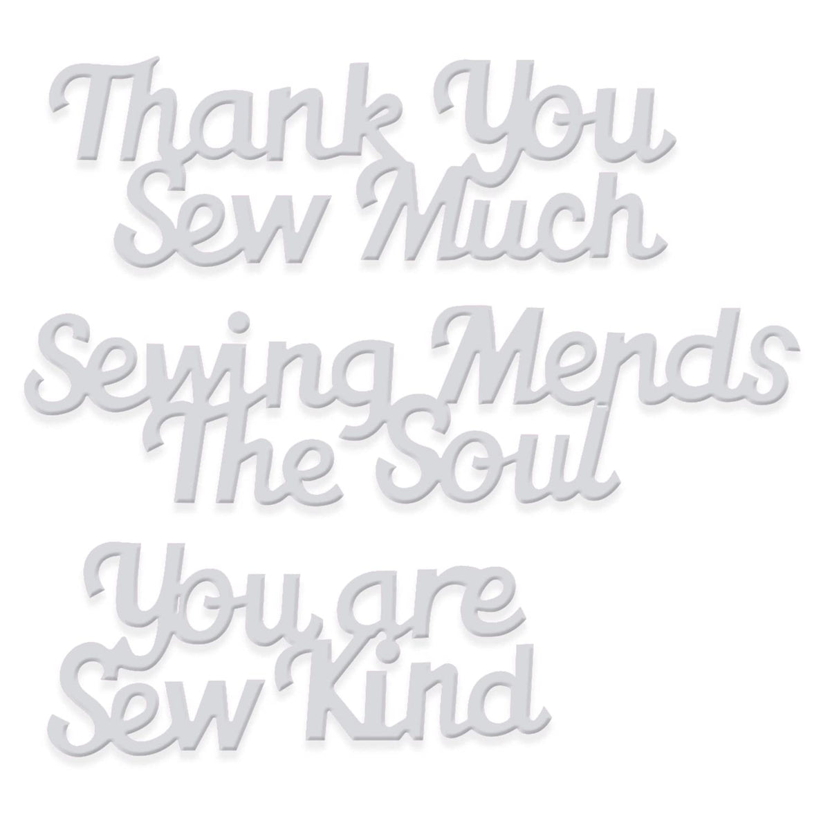 Sweet Dixie Metal Cutting Dies Thank You Sew Much