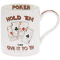 The Leonardo Collection LP94099 Ceramic Mug | Poker | 1 Piece-10 oz Accessory, Multicolored