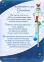 Graveside Memorial Card - In Loving Memory of A Dear Grandson At Christmas
